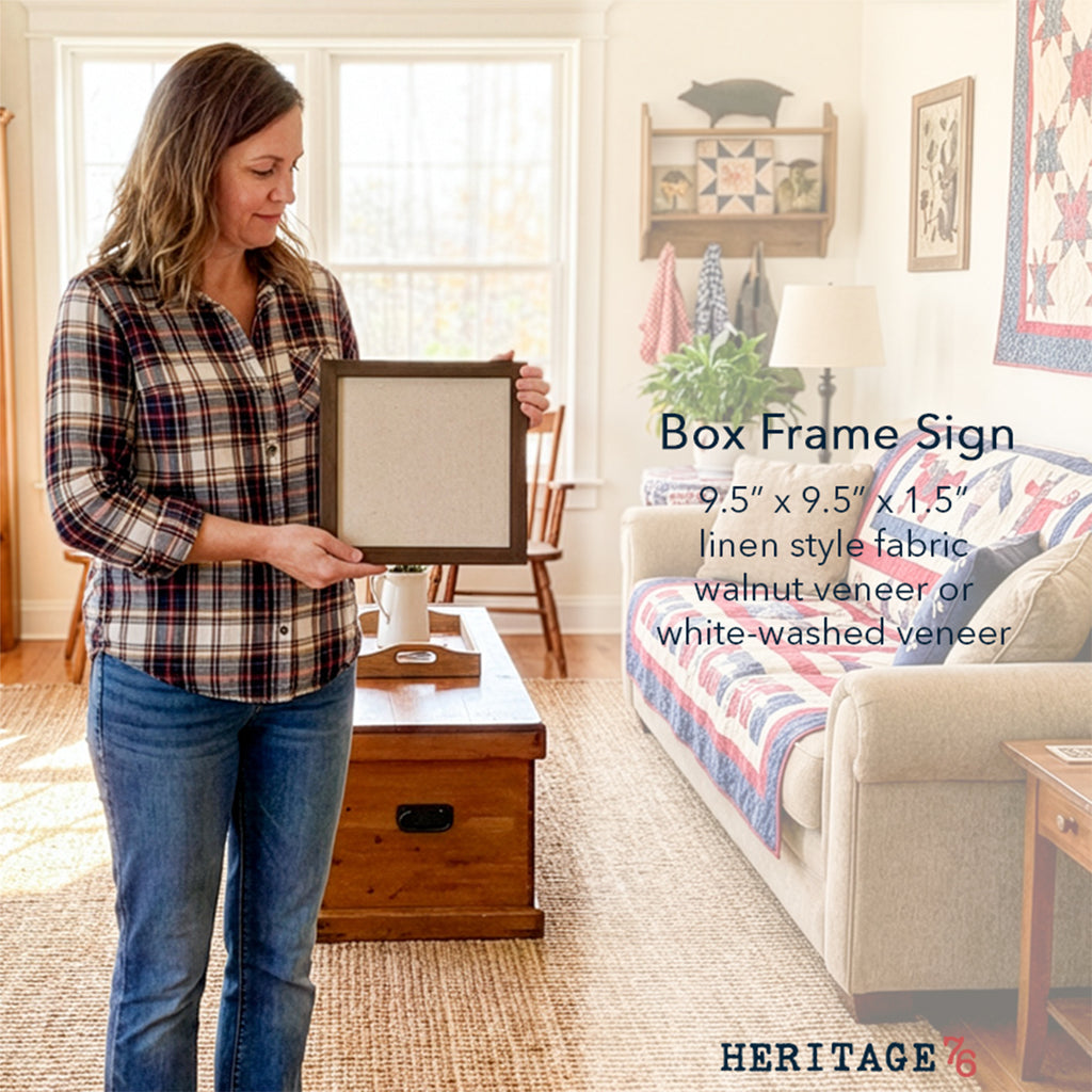 Stars & State - Custom Framed Sign