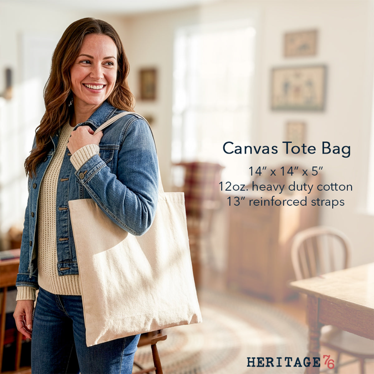 America - Home - Canvas Tote Bag