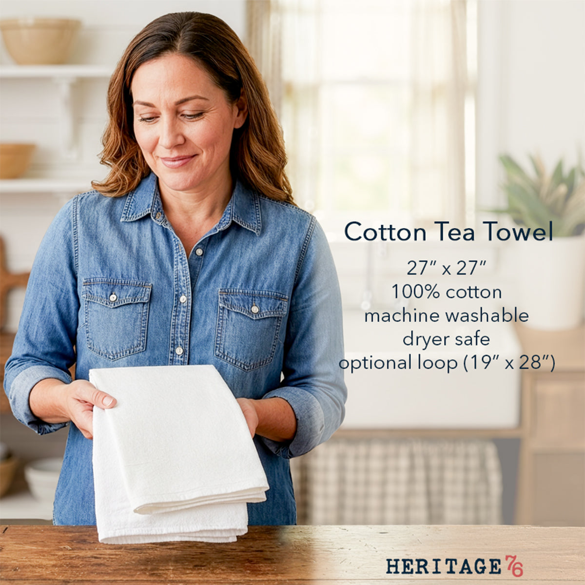 America - Home - Cotton Tea Towel