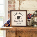 Star: City State Est - Custom Framed Sign