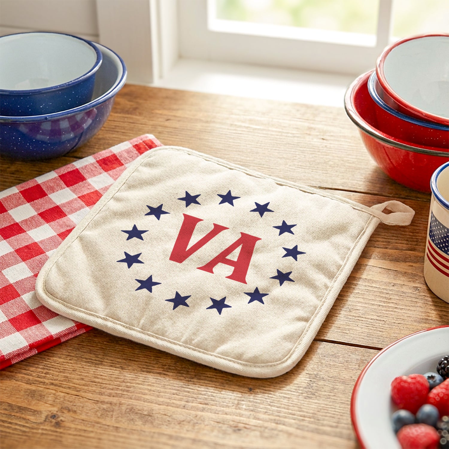 Stars & State - Custom Cotton Pot Holder