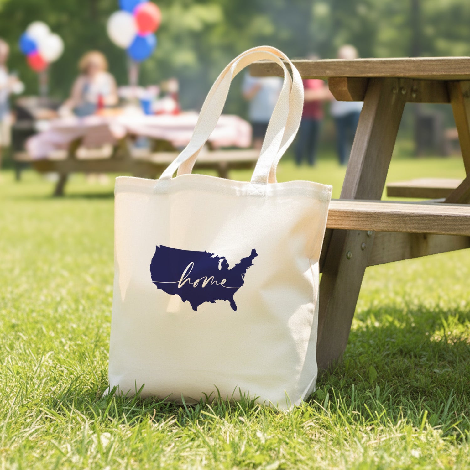 America - Home - Canvas Tote Bag