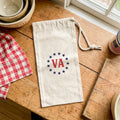 Stars & State - Custom Canvas Wine Bag