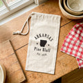 Star: City State Est - Custom Canvas Wine Bag