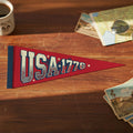 USA 1776 Vintage Americanna - Triangle Pennant