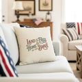 Land of the Free & Home of the Brave - Square Canvas Pillow