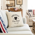Star: City State Est - Custom Square Canvas Pillow