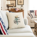 Sweet Land of Liberty - Square Canvas Pillow