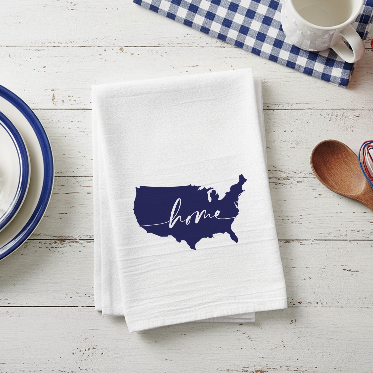 America - Home - Cotton Tea Towel