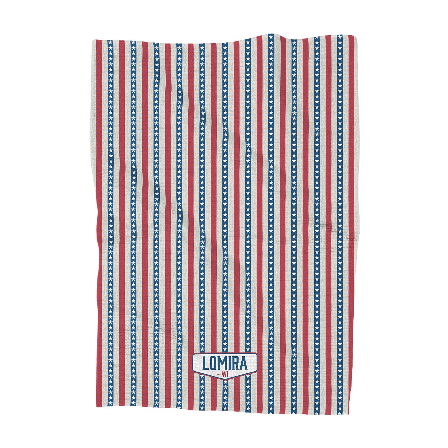 USA Pinstripes - Custom Waffle Weave Towel