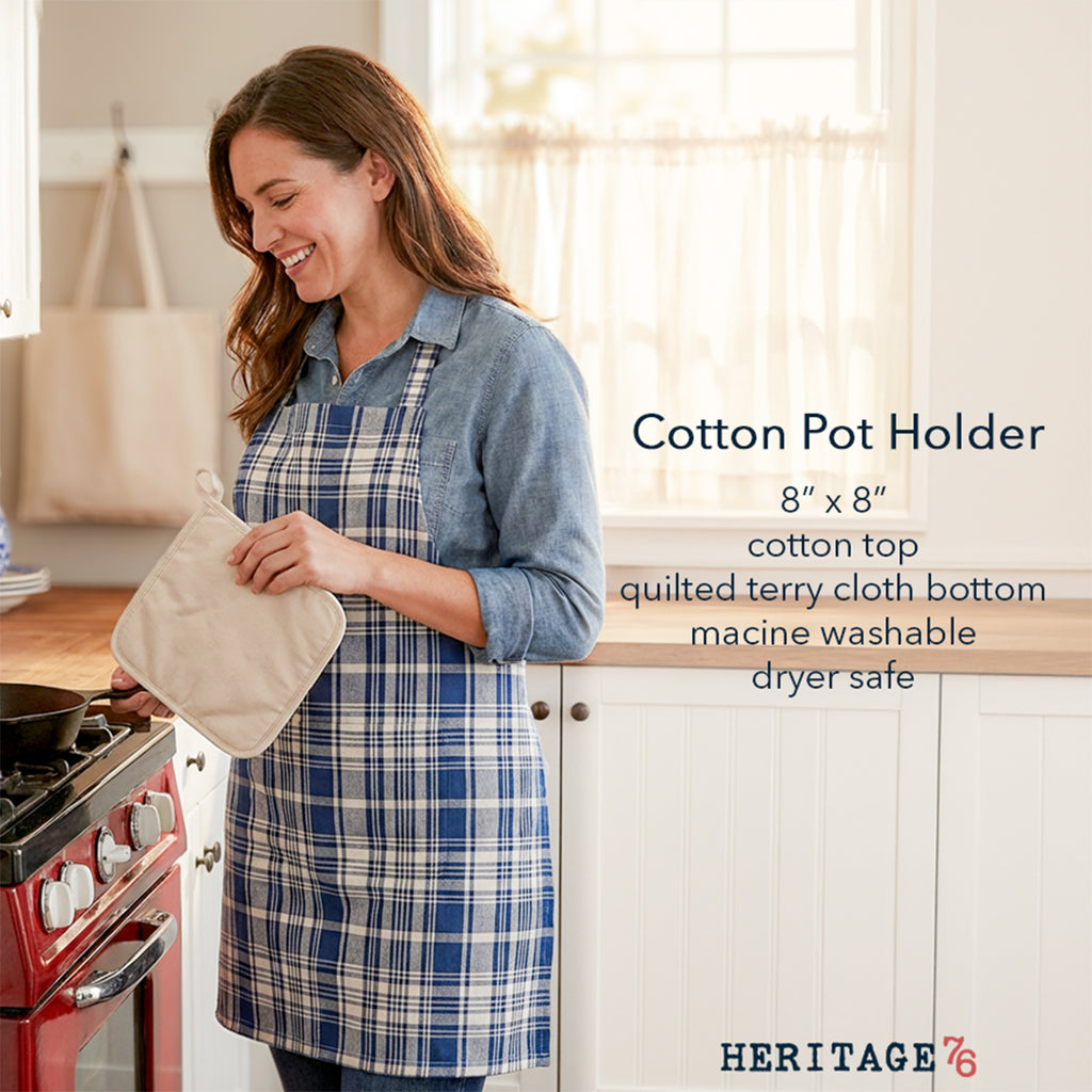 USA Badge - Est. 1776 - Cotton Pot Holder